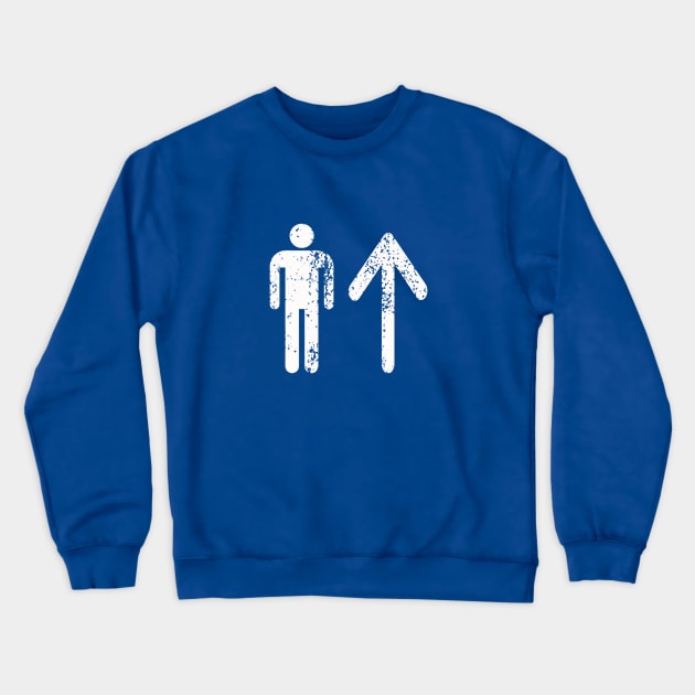 Man Up Crewneck Sweatshirt by RetroDesignLab